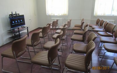 Project 10: Donation Cost US$1575. UBB donated to RBS, Rushan District: Tables, chairs and a flat-screen TV for the reading room.