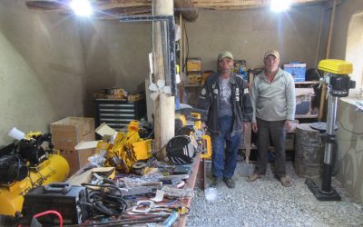 Project 66, (Donated cost US$4,025): Provided the needed new equipment In Badchor Village (40 families) in Gund District,:  to combine, upgrade and expand the 2 different metal working shops operating in the village..