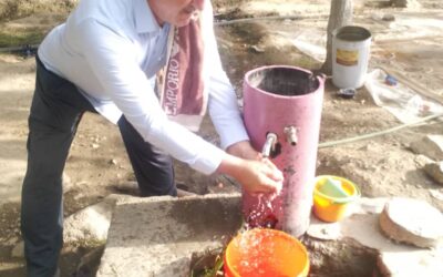 Project 103, Donated cost: US$13,800 – Installation of a pipeline to provide Budun village, 35 families, Vanj District, GBAO Region, access to safe drinking water from spring source, 5750 meters up a mountain.